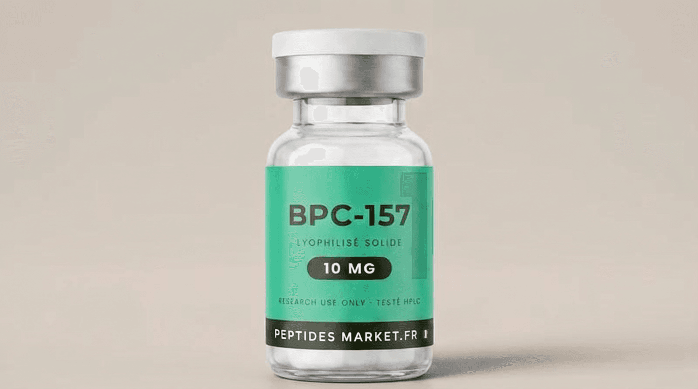 BPC-157 : Le Peptide de Récupération le Plus Étudié