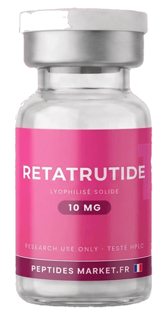 Fiole de rétatrutide 10 mg