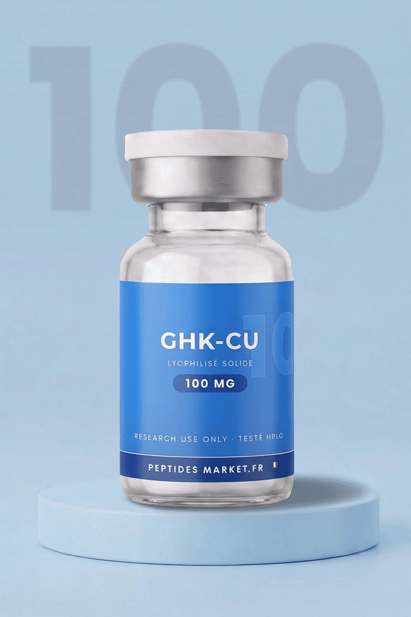 GHK-Cu — flacon lyophilisé, peptide de recherche